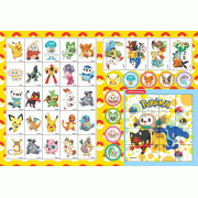 Pokémon ระบายสีและสติ๊กเกอร์โปเกมอน ENJOY